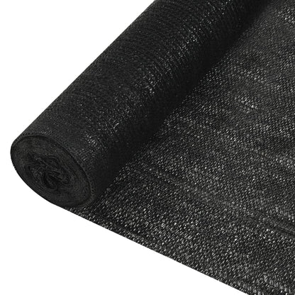 Zaunblende 1,2X50 M Hdpe 195 G/M² Schwarz