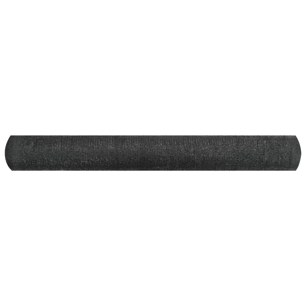 Zaunblende 1,8X25 M Hdpe 195 G/M² Schwarz
