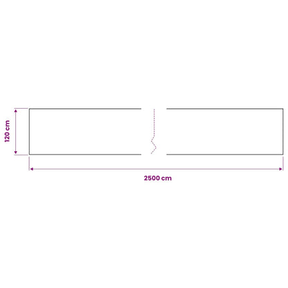 Zaunblende 1,2X25 M Hdpe 150 G/M² Grün