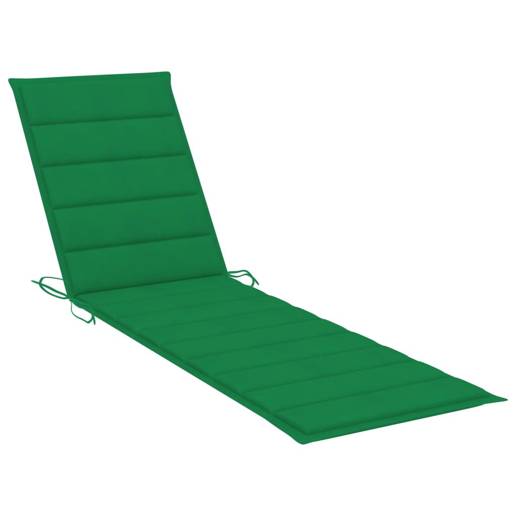 Sonnenliege Mit Tisch Und Auflage Massivholz Teak