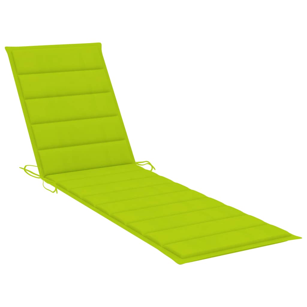 Sonnenliege Mit Tisch Und Auflage Massivholz Teak