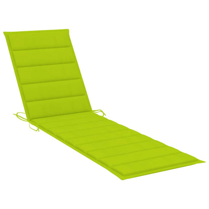 Sonnenliege Mit Tisch Und Auflage Massivholz Teak