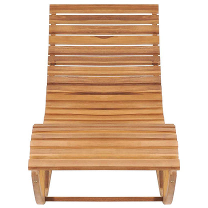 Schaukelliege Mit Auflage Massivholz Teak