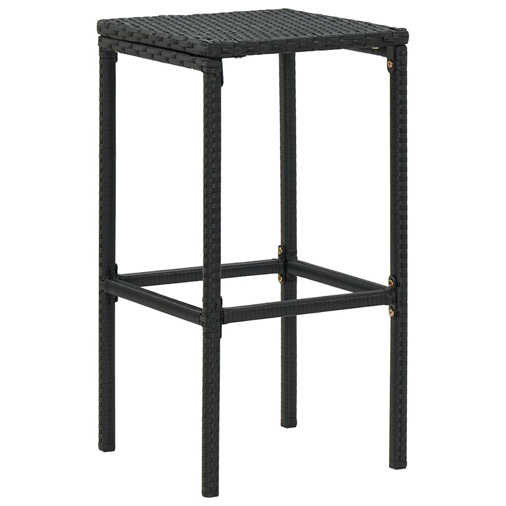 16-Tlg. Gartenbar-Set Mit Kissen Poly Rattan