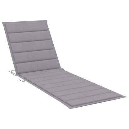 Garten-Sonnenliege Mit Tisch Und Auflage Kiefer Imprägniert