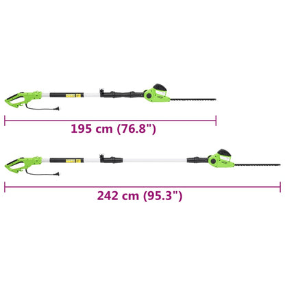 Elektrische Teleskopstangen-Heckenschere 41 Cm 550 W