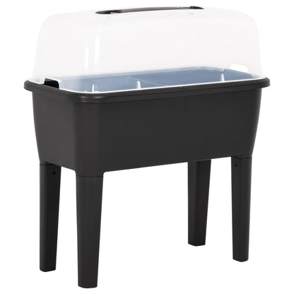 Hochbeet 77X38,7X82 Cm Pp Dunkelbraun