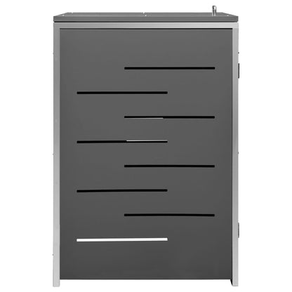 Mülltonnenbox Für 1 Tonne 69X77,5X112,5 Cm Edelstahl