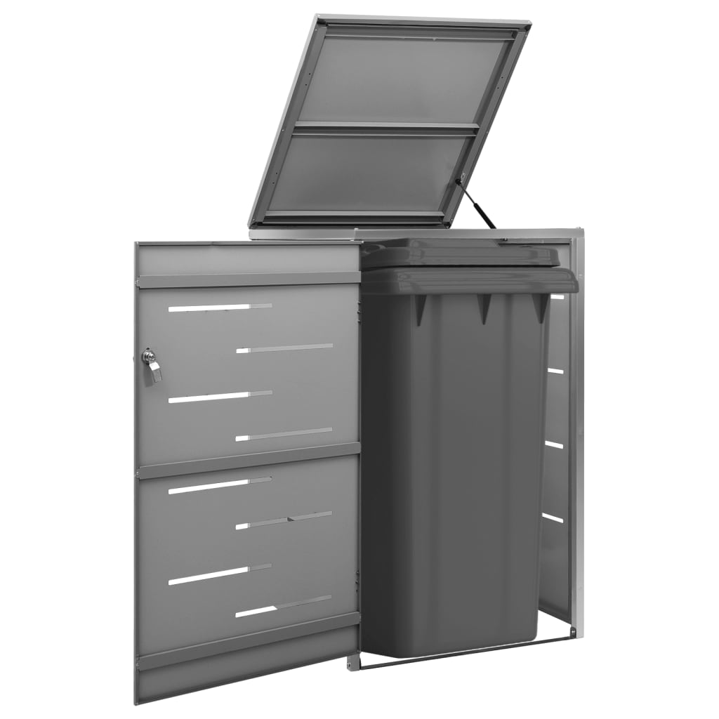 Mülltonnenbox Für 1 Tonne 69X77,5X112,5 Cm Edelstahl