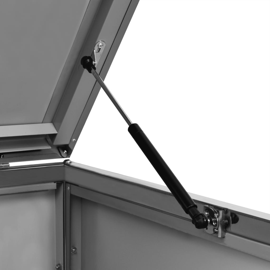 Mülltonnenbox Für 3 Tonnen 207X77,5X115 Cm Edelstahl