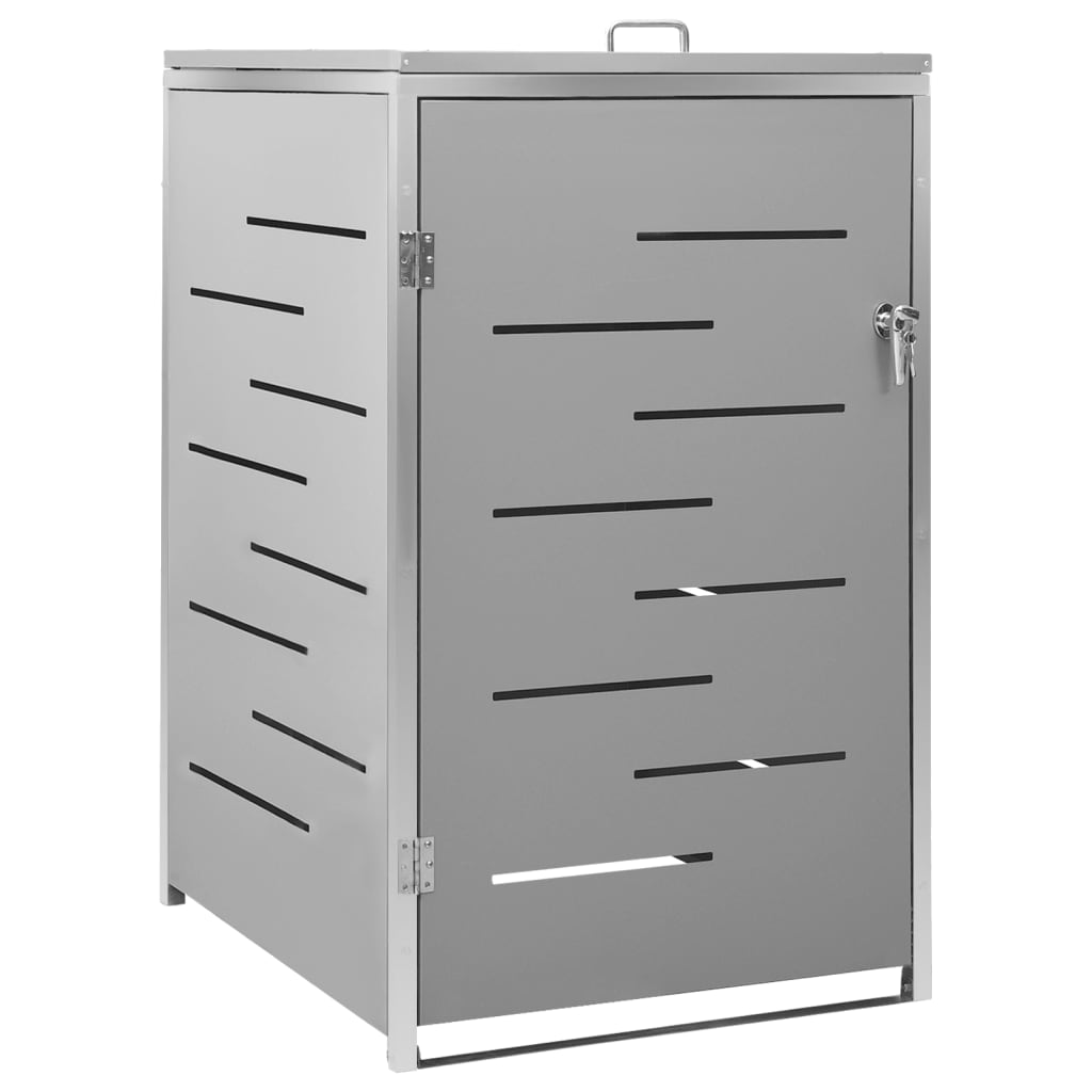 Mülltonnenbox Für 1 Tonne 69X77,5X112,5 Cm Edelstahl