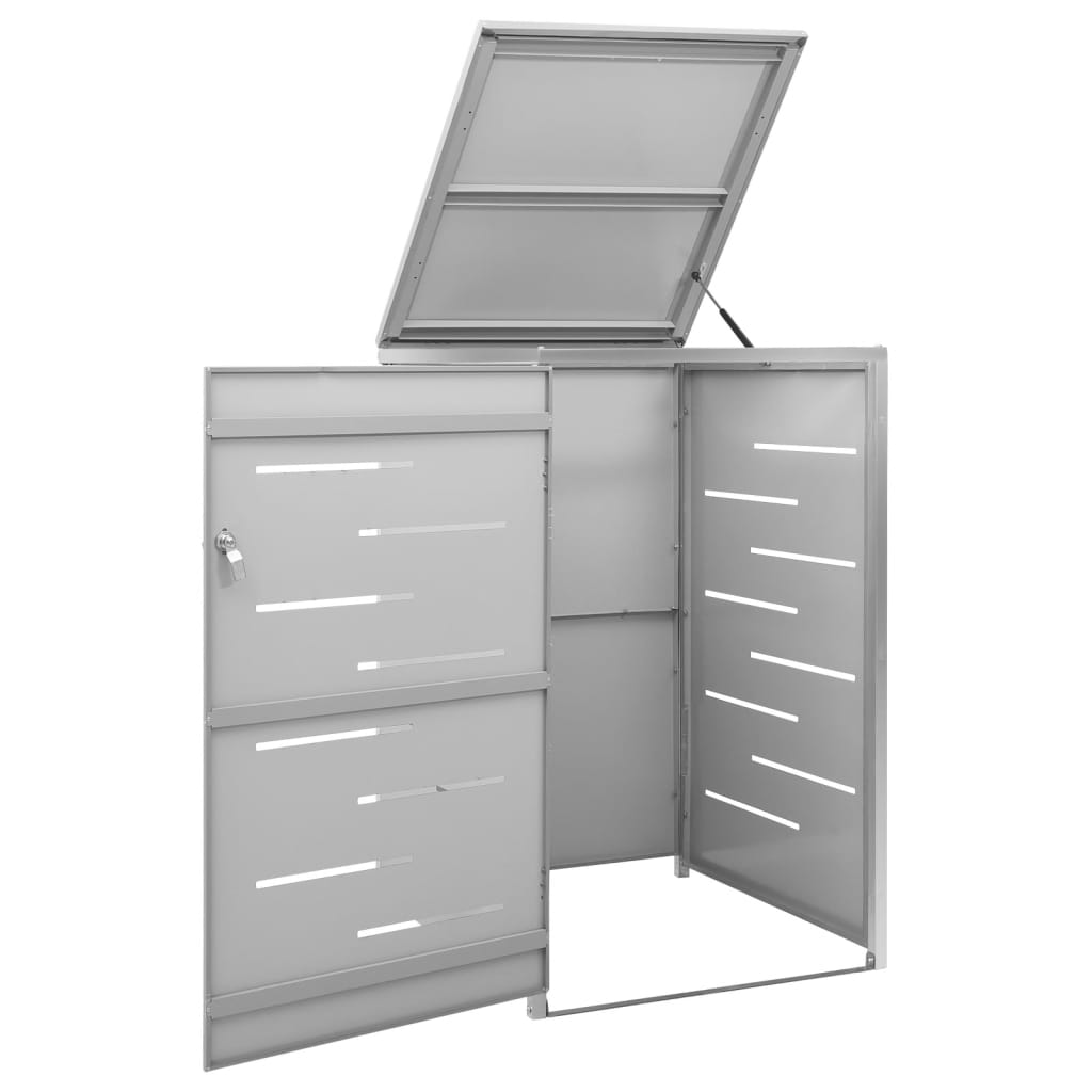 Mülltonnenbox Für 1 Tonne 69X77,5X112,5 Cm Edelstahl