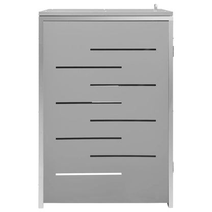 Mülltonnenbox Für 1 Tonne 69X77,5X112,5 Cm Edelstahl