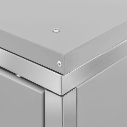 Mülltonnenbox Für 1 Tonne 69X77,5X112,5 Cm Edelstahl