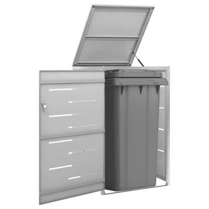 Mülltonnenbox Für 1 Tonne 69X77,5X112,5 Cm Edelstahl