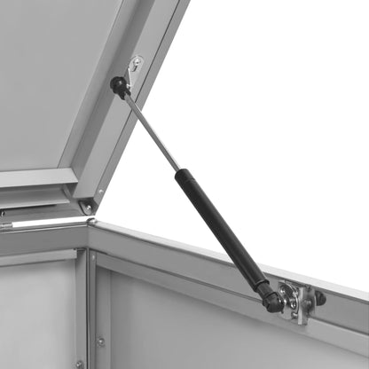 Mülltonnenbox Für 3 Tonnen 207X77,5X115 Cm Edelstahl