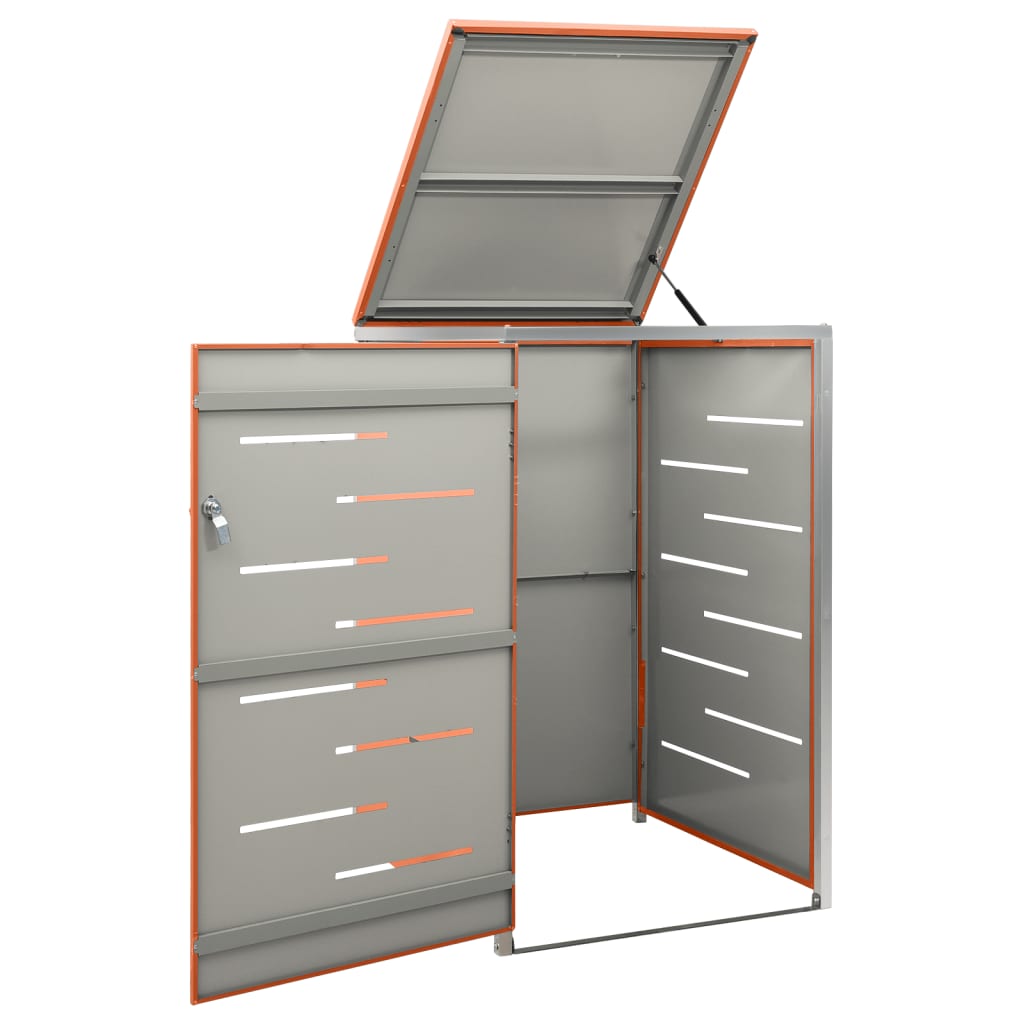 Mülltonnenbox Für 1 Tonne 69X77,5X112,5 Cm Edelstahl