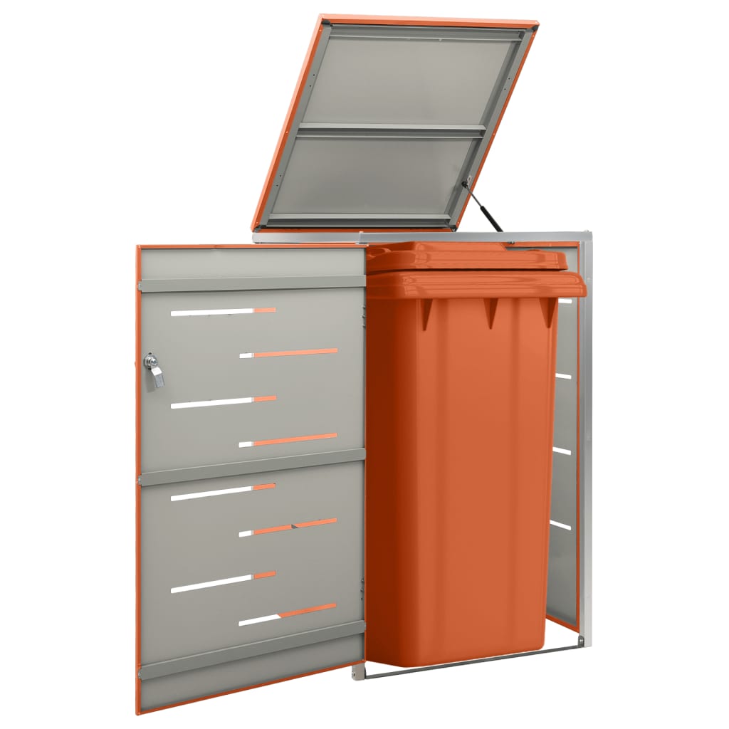 Mülltonnenbox Für 1 Tonne 69X77,5X112,5 Cm Edelstahl