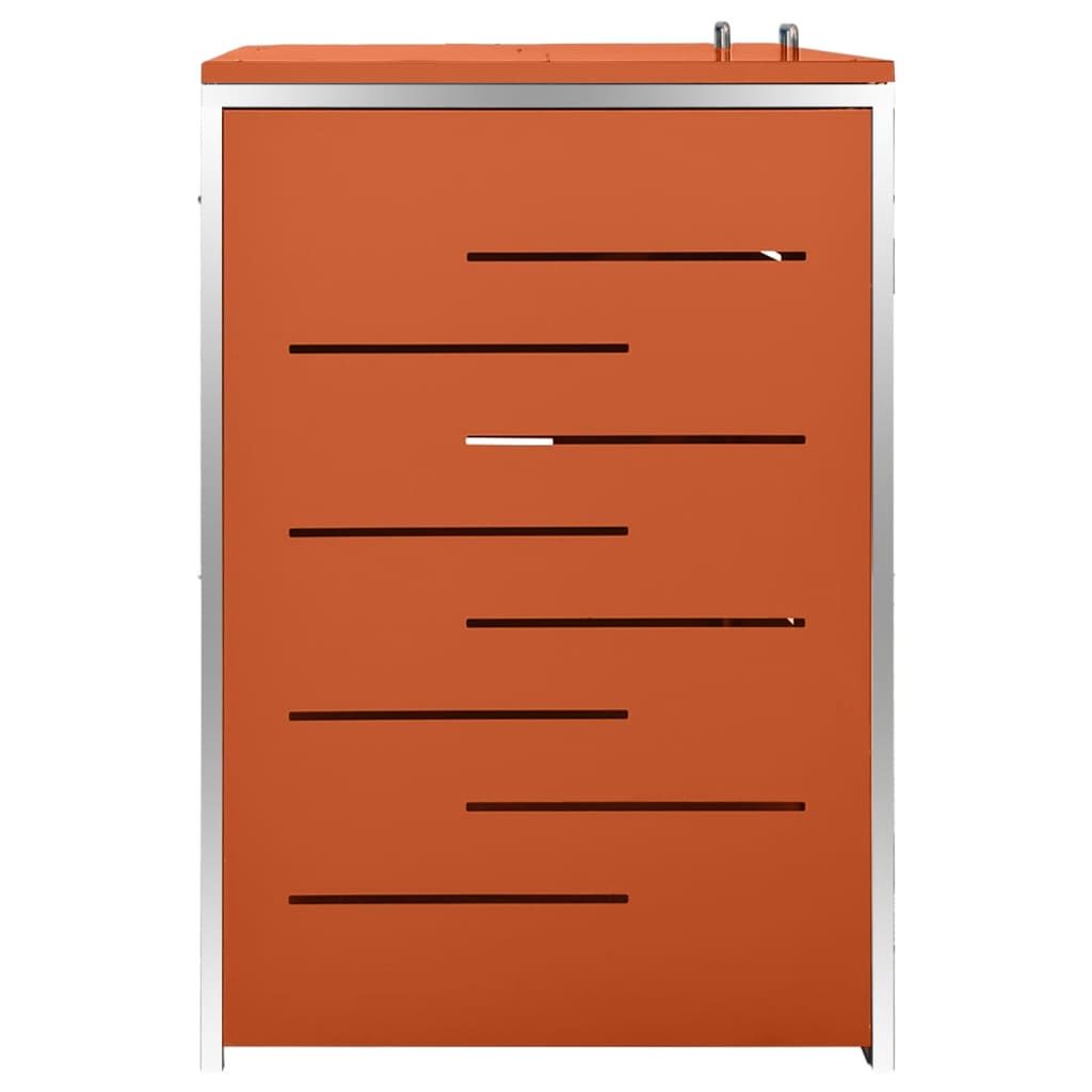 Mülltonnenbox Für 2 Tonnen 138X77,5X112,5 Cm Edelstahl