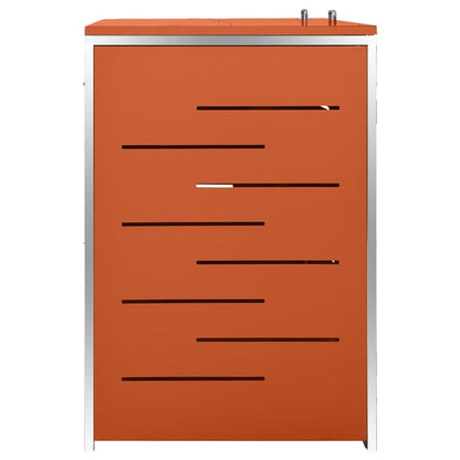 Mülltonnenbox Für 2 Tonnen 138X77,5X112,5 Cm Edelstahl