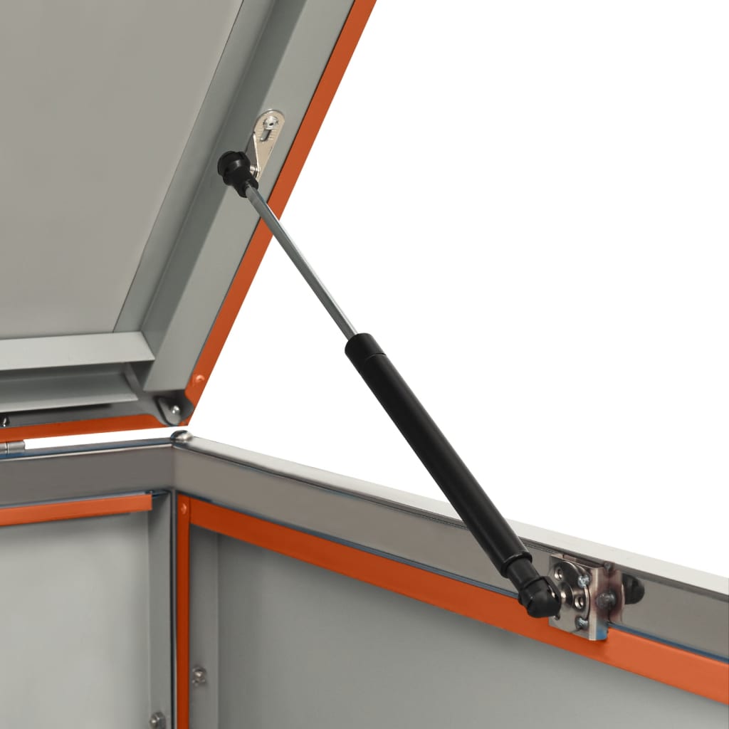 Mülltonnenbox Für 2 Tonnen 138X77,5X112,5 Cm Edelstahl