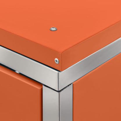 Mülltonnenbox Für 2 Tonnen 138X77,5X112,5 Cm Edelstahl
