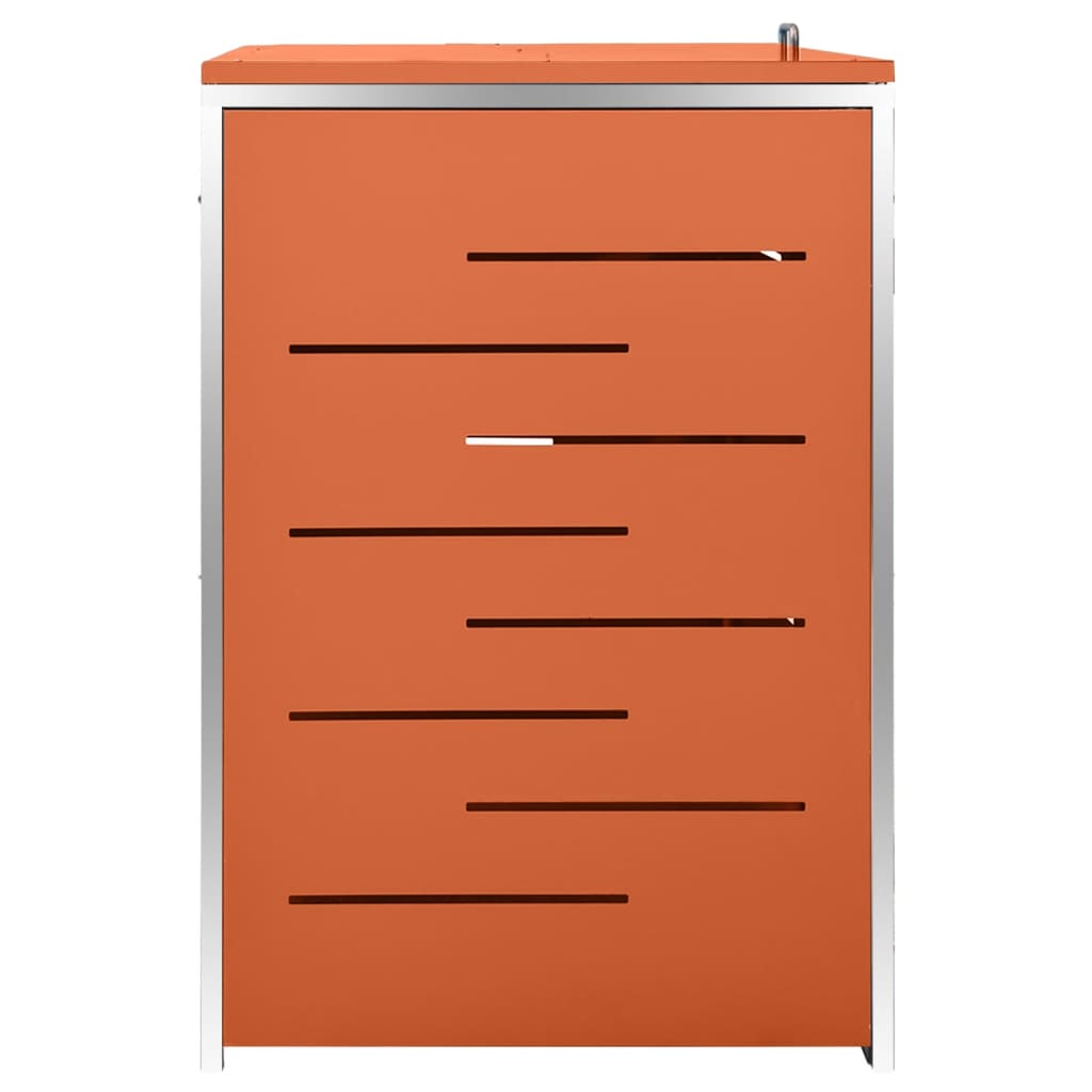 Mülltonnenbox Für 3 Tonnen 207X77,5X112,5 Cm Edelstahl