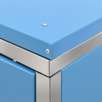 Mülltonnenbox Für 1 Tonne 69X77,5X112,5 Cm Edelstahl