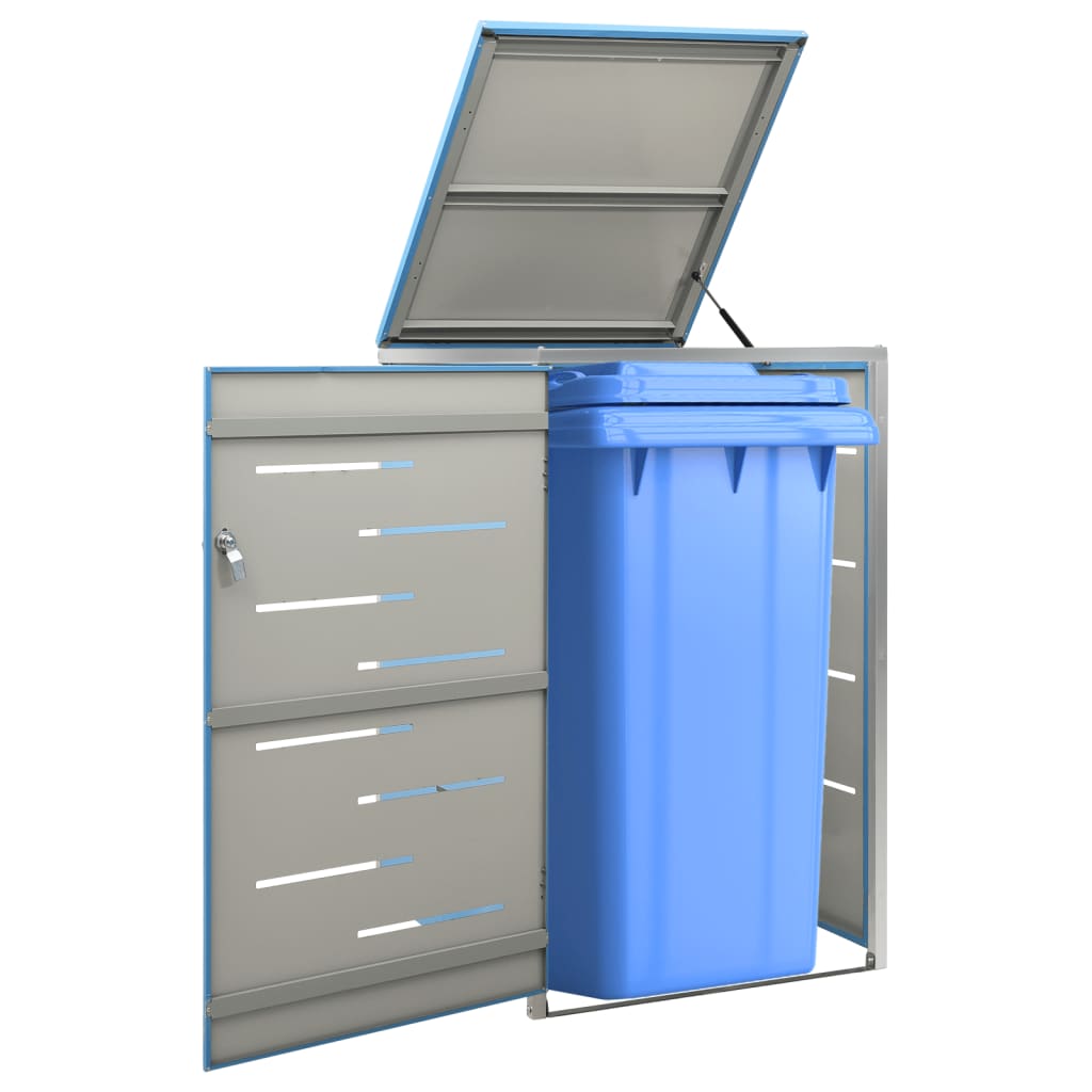 Mülltonnenbox Für 1 Tonne 69X77,5X112,5 Cm Edelstahl
