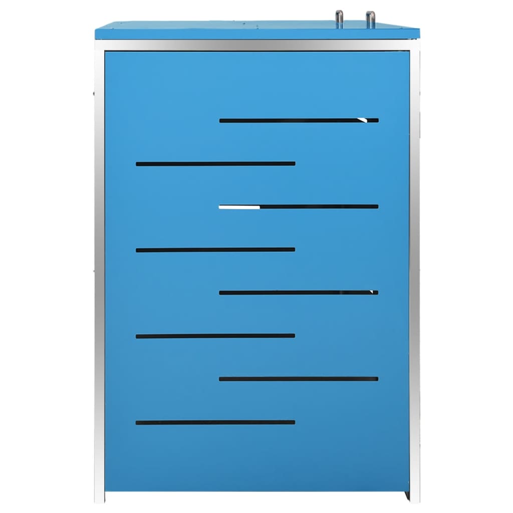 Mülltonnenbox Für 2 Tonnen 138X77,5X112,5 Cm Edelstahl