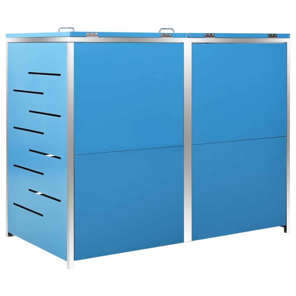 Mülltonnenbox Für 2 Tonnen 138X77,5X112,5 Cm Edelstahl