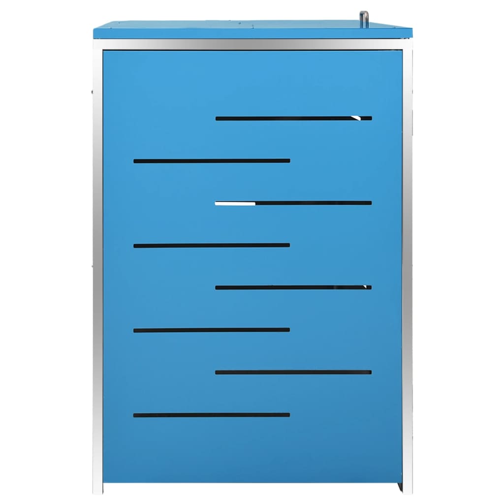 Mülltonnenbox Für 3 Tonnen 207X77,5X112,5 Cm Edelstahl
