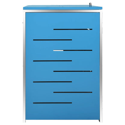 Mülltonnenbox Für 3 Tonnen 207X77,5X112,5 Cm Edelstahl