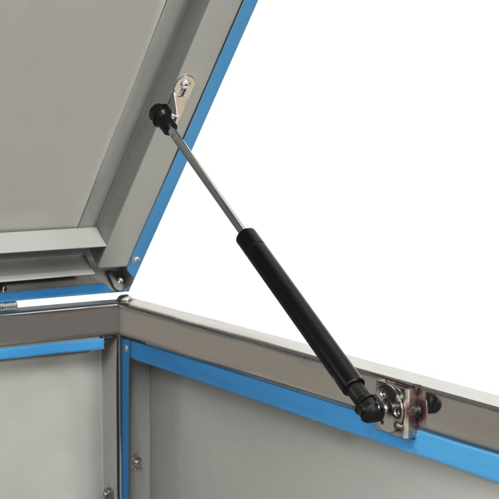 Mülltonnenbox Für 3 Tonnen 207X77,5X112,5 Cm Edelstahl