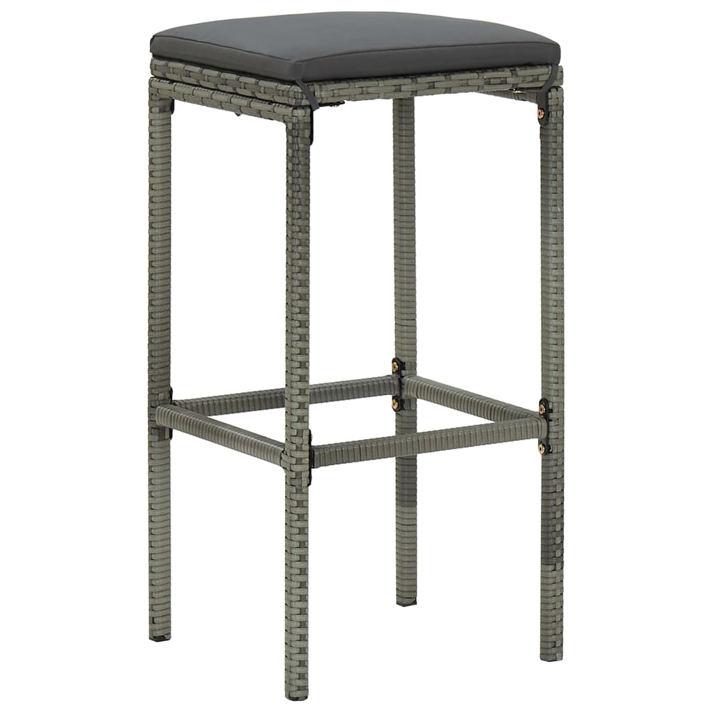 7-Tlg. Gartenbar-Set Mit Kissen