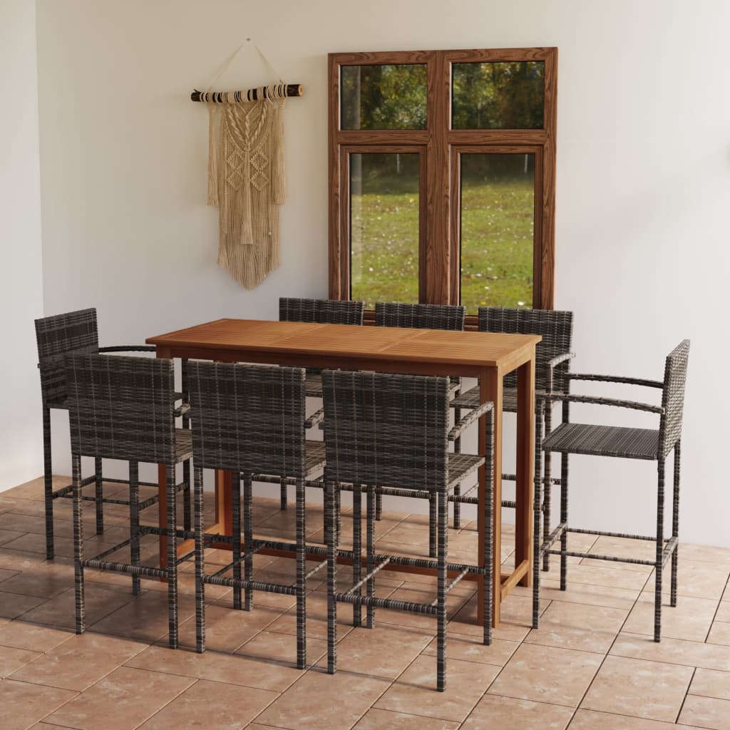 9-Tlg. Gartenbar-Set