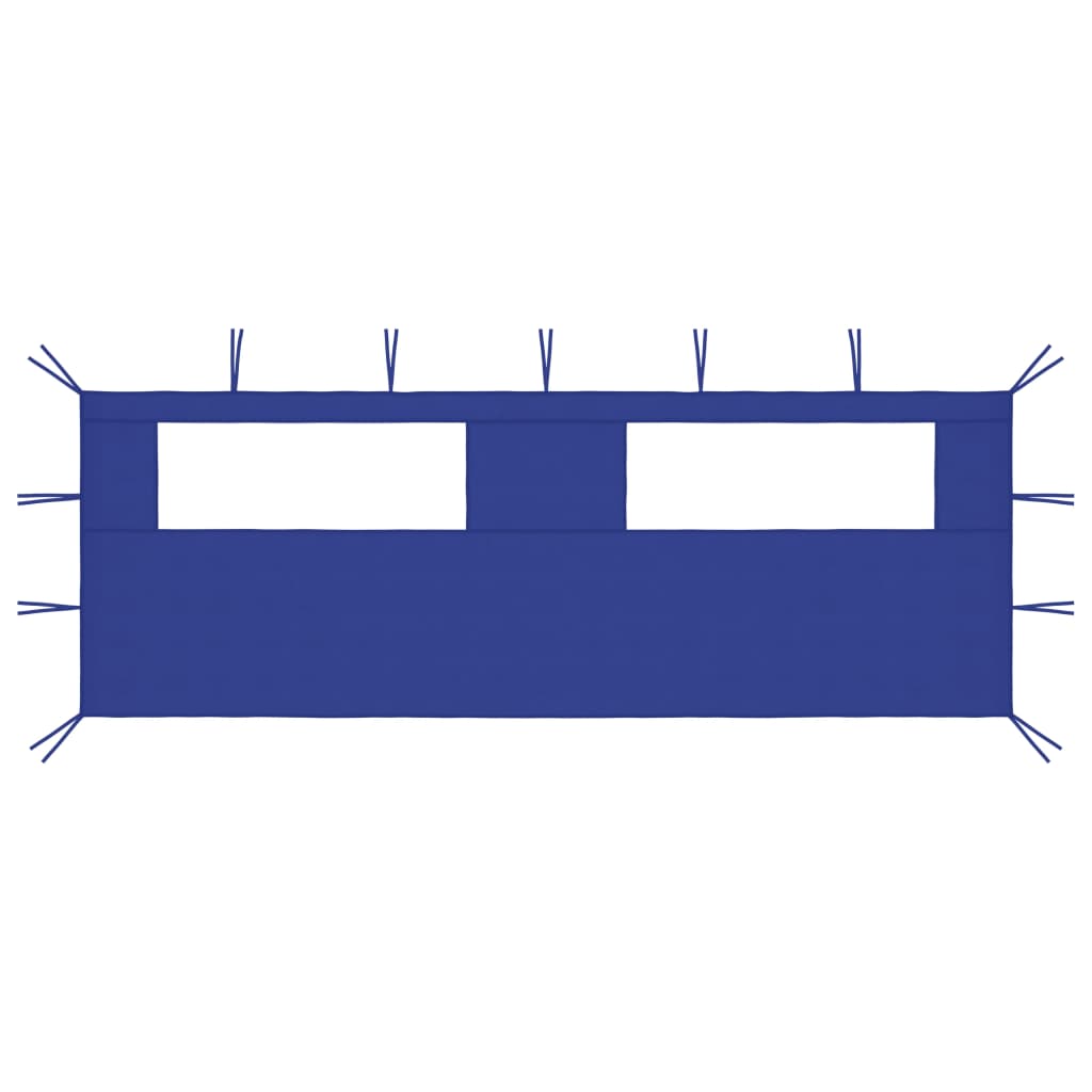 Pavillon-Seitenwand Mit Fenstern 6X2 M