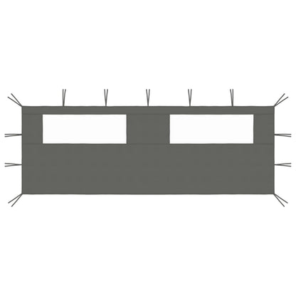 Pavillon-Seitenwand Mit Fenstern 6X2 M