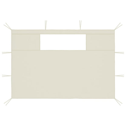 Pavillon-Seitenwände Mit Fenstern 2 Stk.