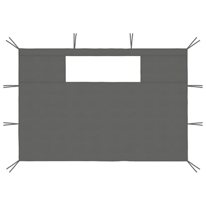 Pavillon-Seitenwände Mit Fenstern 2 Stk.