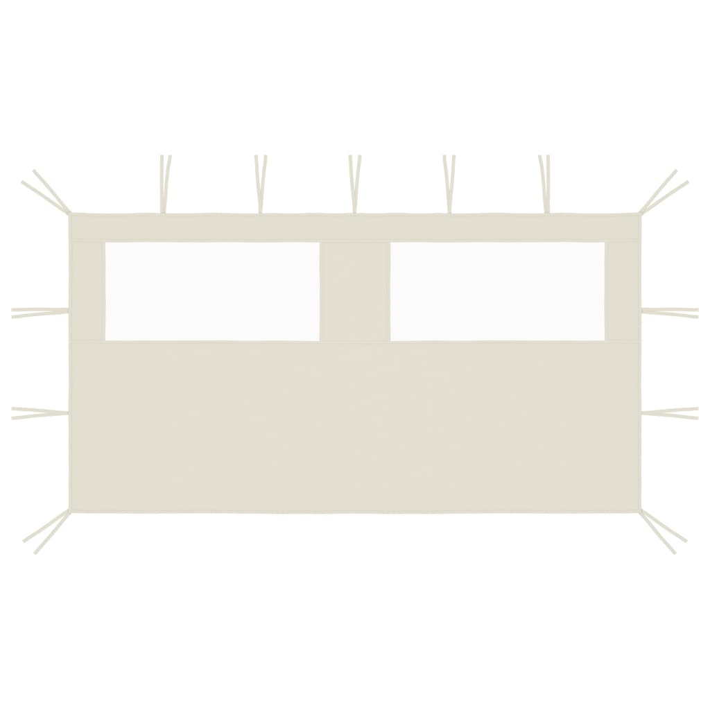 Pavillon-Seitenwand Mit Fenstern 6X2 M