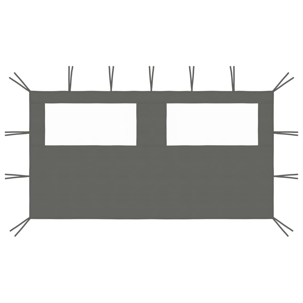Pavillon-Seitenwand Mit Fenstern 6X2 M