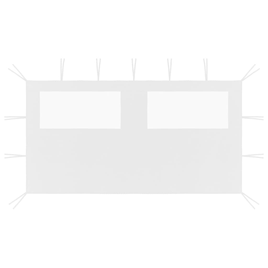 Pavillon-Seitenwand Mit Fenstern 6X2 M