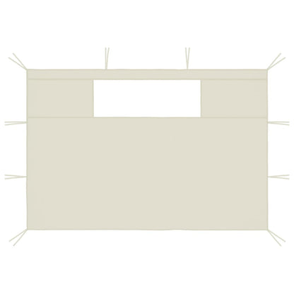 Pavillon-Seitenwände Mit Fenstern 2 Stk.