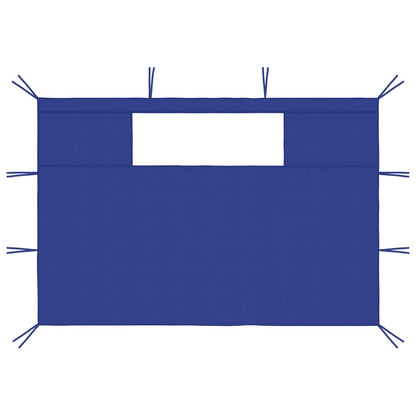 Pavillon-Seitenwände Mit Fenstern 2 Stk.