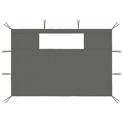 Pavillon-Seitenwände Mit Fenstern 2 Stk.