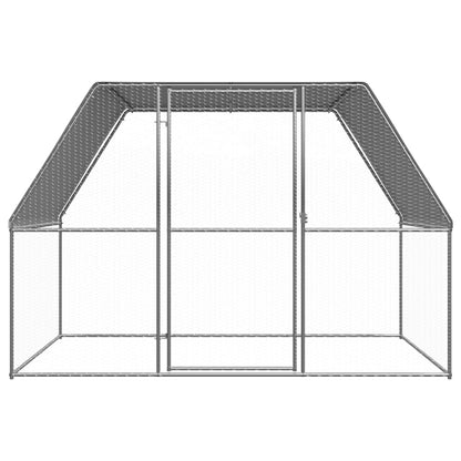 Outdoor-Hühnerkäfig 3X2X2 M Verzinkter Stahl