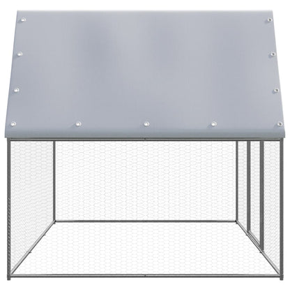 Outdoor-Hühnerkäfig 3X2X2 M Verzinkter Stahl