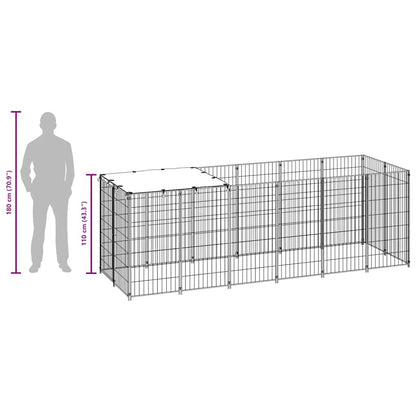 Hundezwinger 330X110X110 Cm Stahl