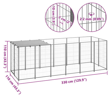 Hundezwinger N 330X110X110 Cm Stahl